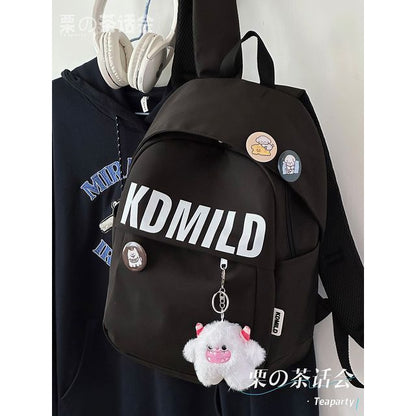 Lettering Backpack / Bag Charm / Set