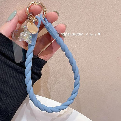 Plain Silicone Mobile Phone Hanging Decoration