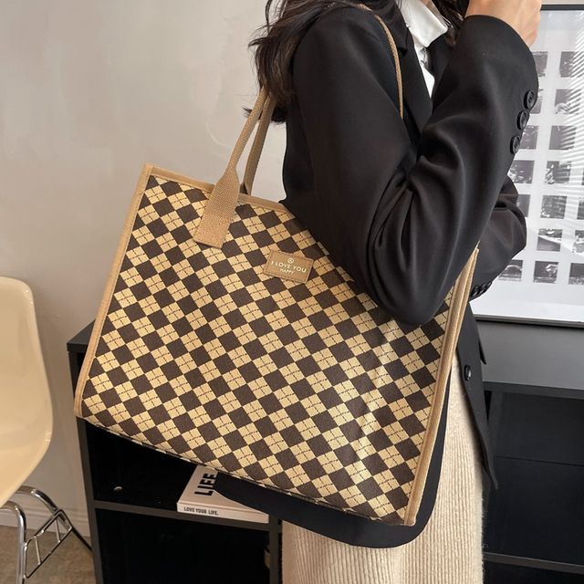 Patterned Tote Bag