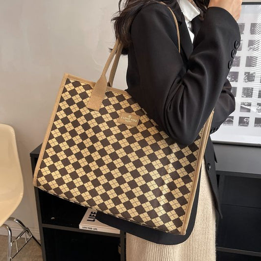 Patterned Tote Bag