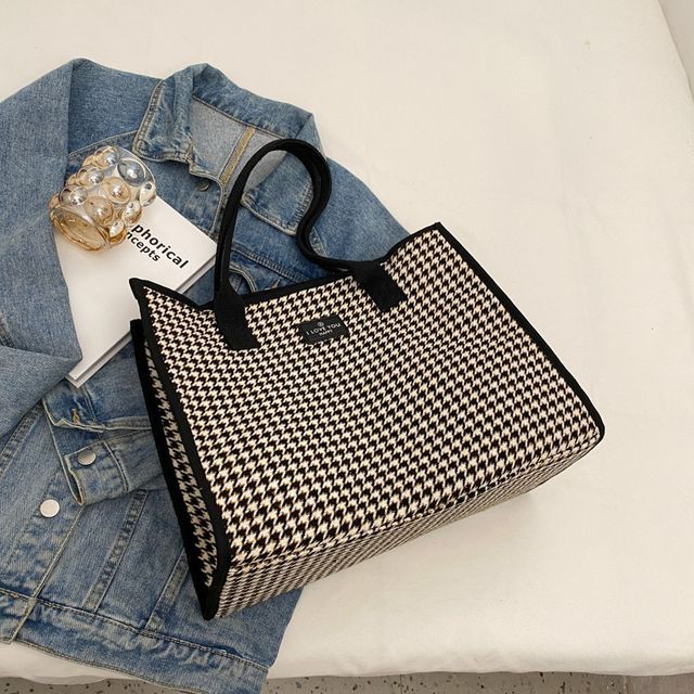 Patterned Tote Bag