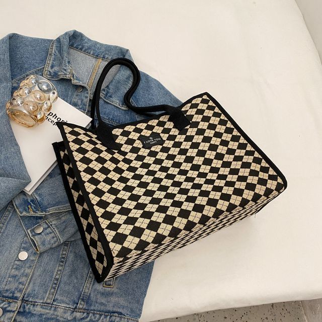 Patterned Tote Bag