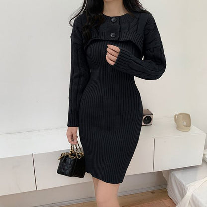 Cardigan Plain Cropped