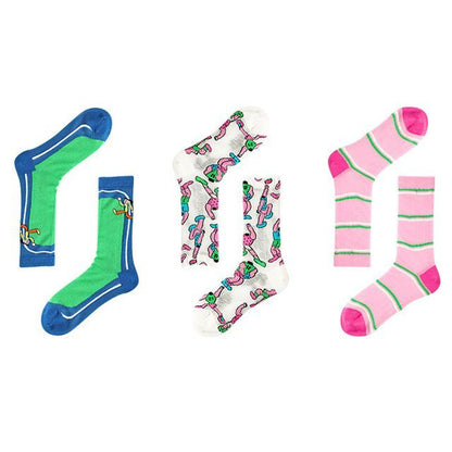 Set of 3 Pairs: Print Socks