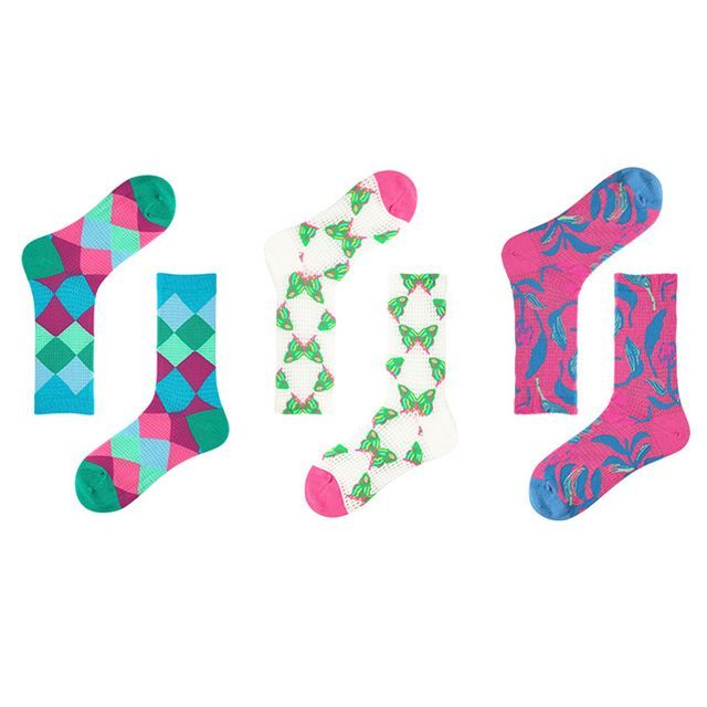 Set of 3 Pairs: Print Socks