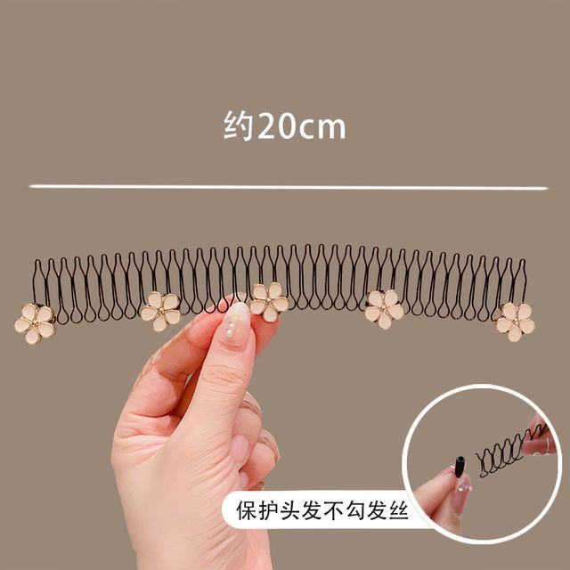 Acrylic Alloy Hair Comb (Various Designs)