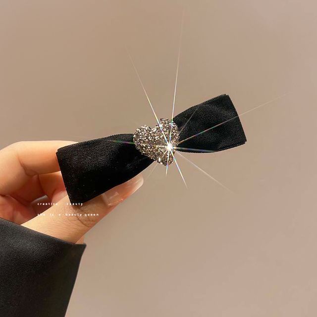 Bow Velvet Hair Clip (Various Designs)