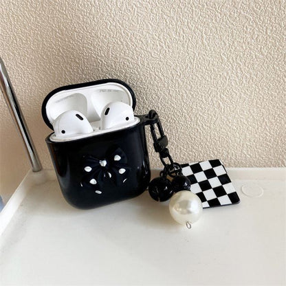 Bow Faux Pearl AirPods / Pro Earphone Case Skin
