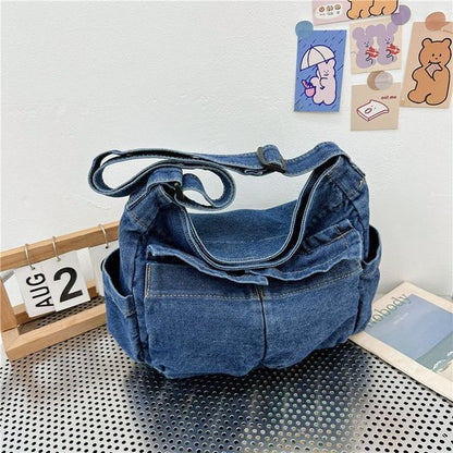 Denim Crossbody Bag