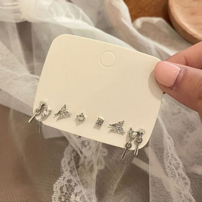 Ear Set Rhinestone 6: Stud of