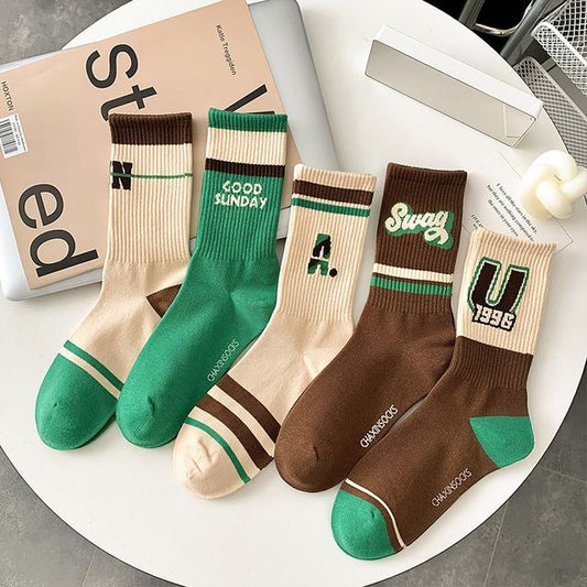 Color Block Socks Set