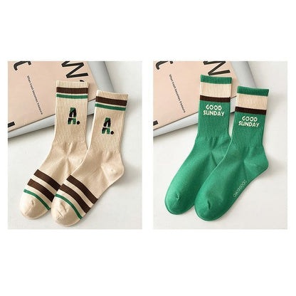 Color Block Socks Set