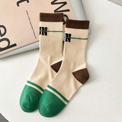 Color Block Socks Set