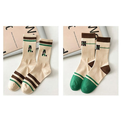 Color Block Socks Set