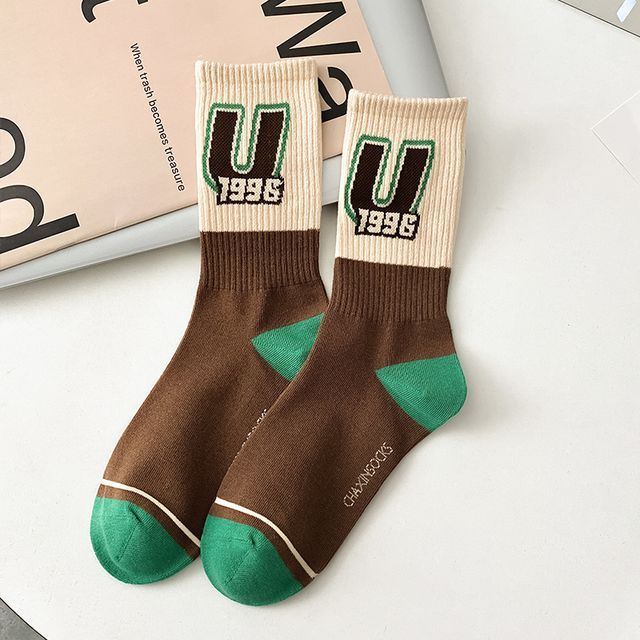 Color Block Socks Set