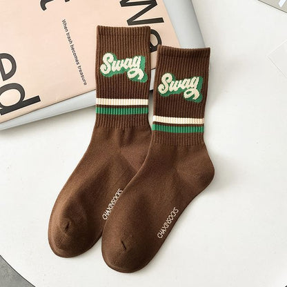 Color Block Socks Set