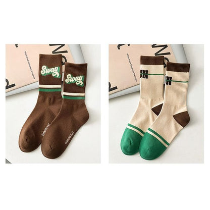 Color Block Socks Set