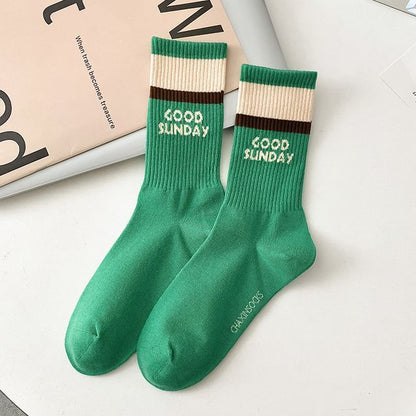 Color Block Socks Set