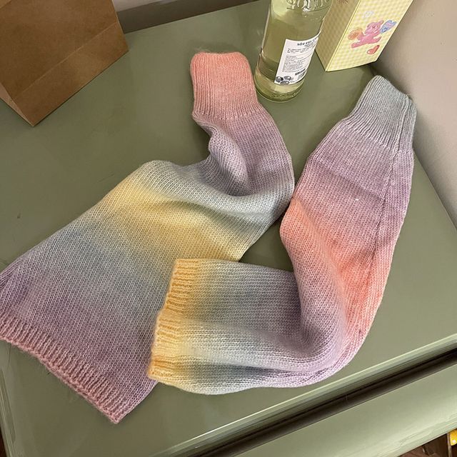 Ombre Knit Leg Warmer