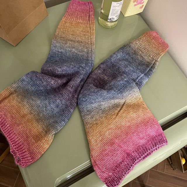 Ombre Knit Leg Warmer