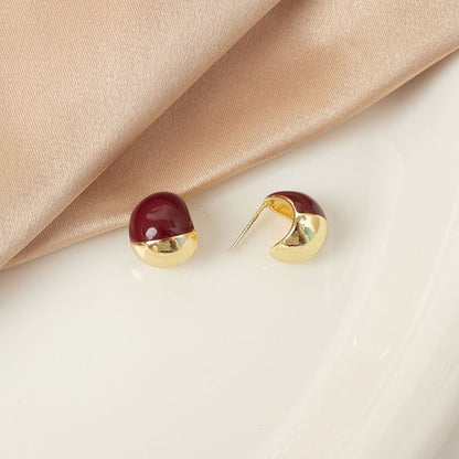 Bead Ear Stud / Clip-On Earring