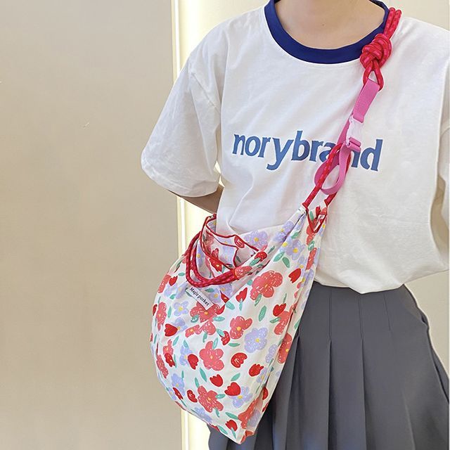 Patterned Print Tote Bag