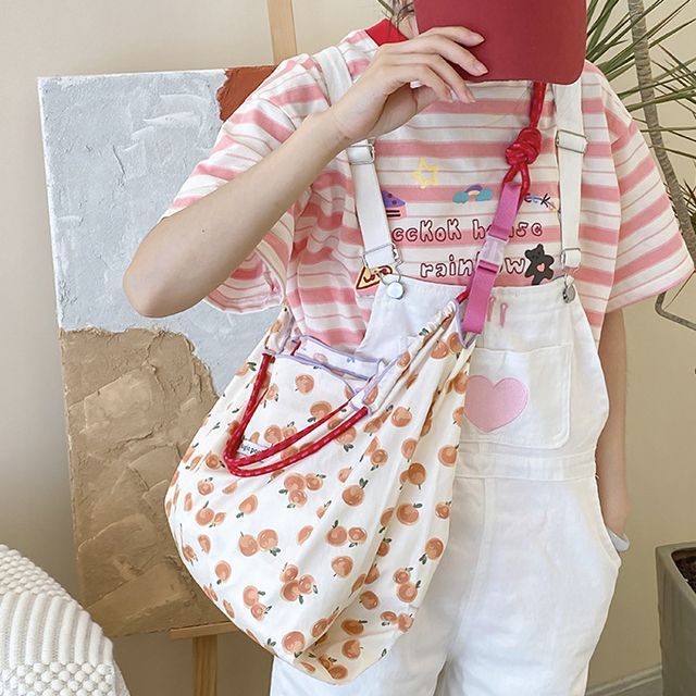 Patterned Print Tote Bag