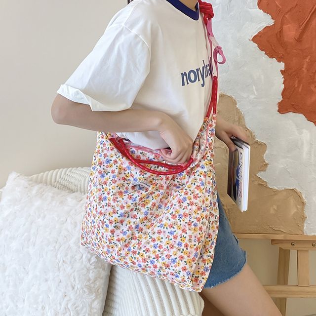 Patterned Print Tote Bag