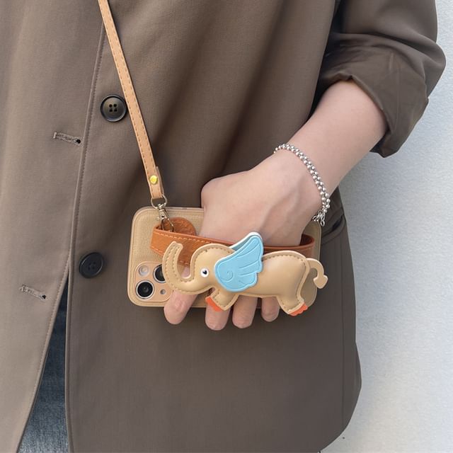 Elephant Strap Phone Case