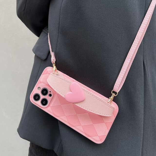 Heart Strap Phone Case