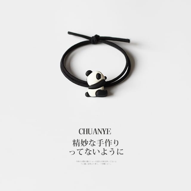 Panda Resin Hair Tie