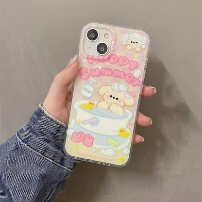 Dog Phone Case - iPhone 15 Pro Max / 15 Pro / 15 / 14 Pro Max / 14 Pro / 14 / 13 Pro Max / 13 Pro / 13 / 12 Pro Max / 12 Pro / 12 / 11