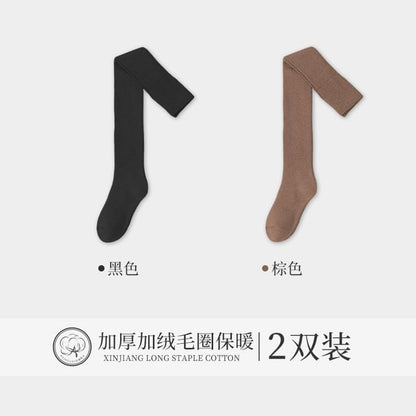 Plain Over The Knee Socks / Set