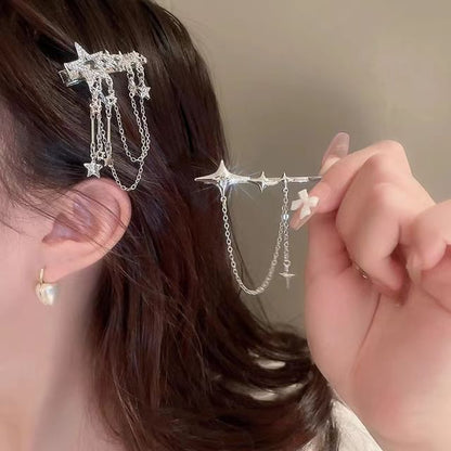 Star Chain Alloy Hair Clip / Hair Pin
