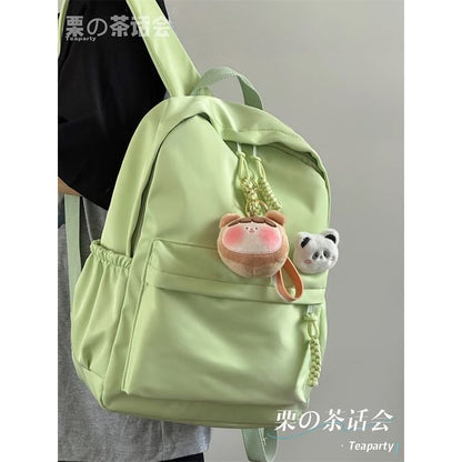 Plain Backpack / Bag Charm / Set