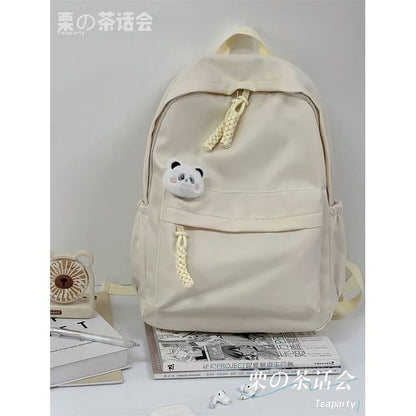 Plain Backpack / Bag Charm / Set