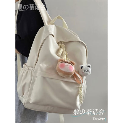 Plain Backpack / Bag Charm / Set