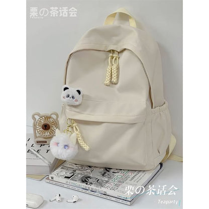 Plain Backpack / Bag Charm / Set