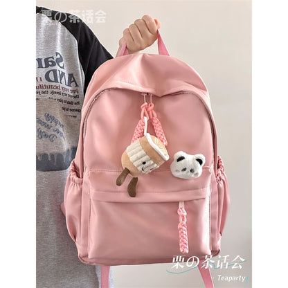 Plain Backpack / Bag Charm / Set