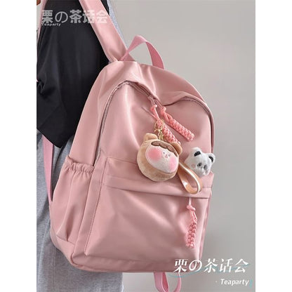 Plain Backpack / Bag Charm / Set