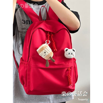 Plain Backpack / Bag Charm / Set