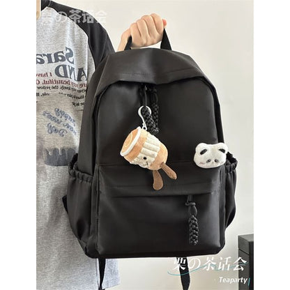 Plain Backpack / Bag Charm / Set