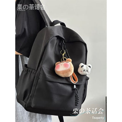 Plain Backpack / Bag Charm / Set