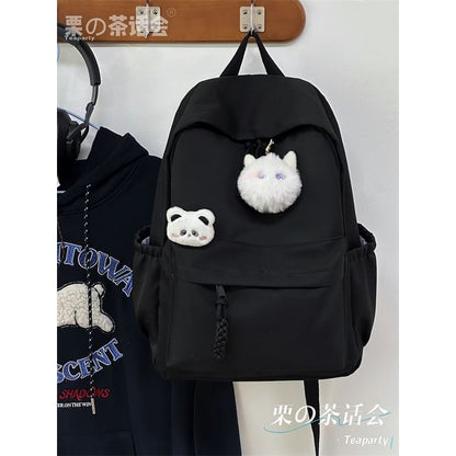 Plain Backpack / Bag Charm / Set