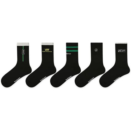 Lettering Socks Set