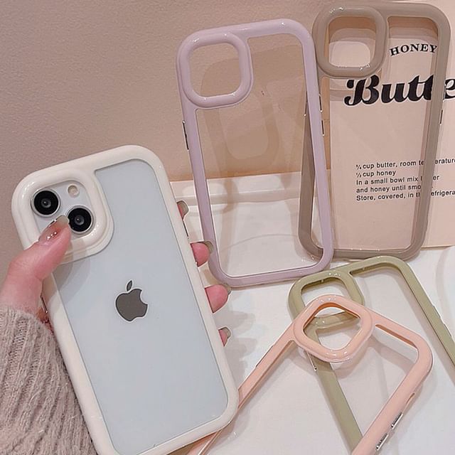 Transparent Phone Case - iPhone 15 Pro Max / 15 Pro / 15 Plus / 15 / 14 Pro Max / 14 Pro / 14 Plus / 14 / 13 Pro Max / 13 Pro / 13 / 13 mini / 12 Pro Max / 12 Pro / 12 / 12 mini / 11 Pro Max / 11 Pro / 11