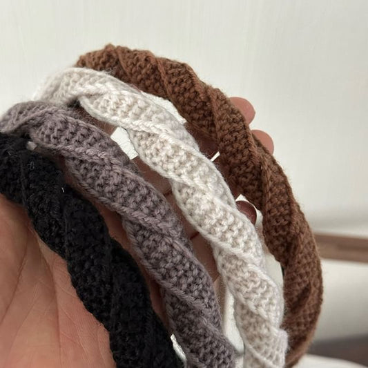 Twisted Woven Knit Headband