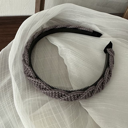 Twisted Woven Knit Headband