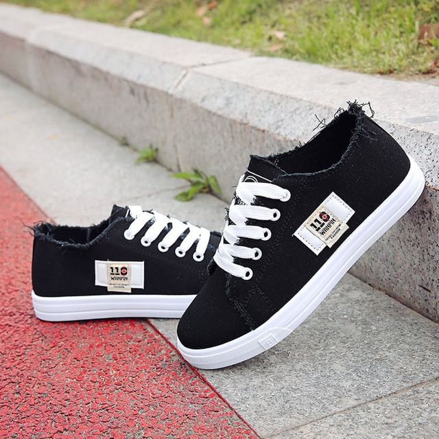 Fray Canvas Sneakers