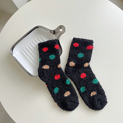 Printed Fluffy Socks